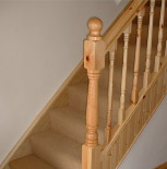 Pine Newel Post